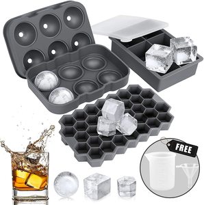 Moule à glaçons géants sans BPA en silicone de haute qualité – Grand bac à glaçons en silicone - Product Image 5