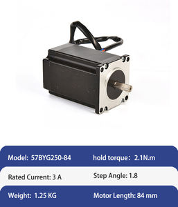 Emtech हाइब्रिड लंबे जीवन nema23 2.2nm 48v 2-चरण स्टेपर मोटर - Product Image 2