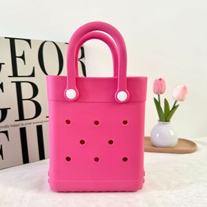 Outdoor Reizen Strandtassen Eenvoudige Effen Kleur Handtassen Waterdichte Eva Draagtas - Product Image 6
