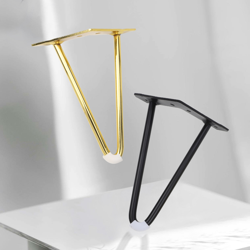 Современные ножки для мебели черного и золотого цвета, Шпилька для журнального столика, ножки для стола, ножки для шкафа, металлические ножки для мебели