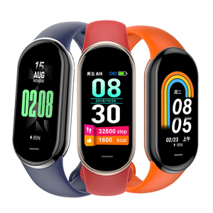 Gelang pintar olahraga M8, keluaran baru 2024 M8, Pedometer, gelang jam tangan M7 M6, kontrol musik, pelacak kebugaran - Product Image 2