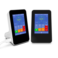 Sensor de Calidad del Aire IAQ, Detector de Calidad del Aire AQI, Monitor de Calidad del Aire Interior, Medidor de CO2 TVOC, Sensor PM2.5 para Autos, Hogares, Escuelas, Oficinas