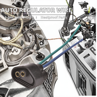 88860471 PT1916 2983727 Regulator Volator Otomotif KVR176A Alternator Kabel Harness Pigtail 2 Pin Betina Isolasi Nilon 12V