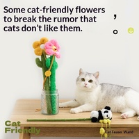 Jouet en peluche écologique de haute qualité pour chatons, baguette de chat Zhejiang avec herbe à chat pour l'auto-entretenissement et la réduction du stress