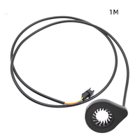 Sensor Pedal Sepeda Listrik, Penggerak Pedal Berbantuan Anti-guncangan 12 Magnet Sensor Kecepatan Hall Ganda, Suku Cadang E-bike 1m
