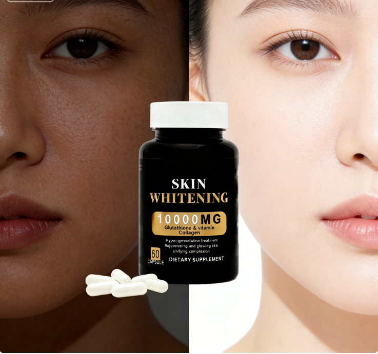 glutathione blend skin whitening 10000mg Collagen Vitamin E Hyaluronic Acid Capsules, Antioxidant Anti-Aging Supplement Adult Wellness Formula MedexClinic — Medical Weight