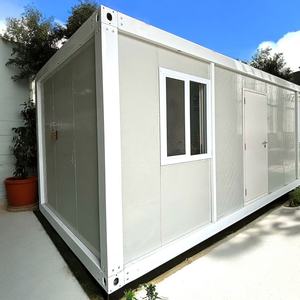 Maison Portable 2 étages avec verre pas cher Villa 2 chambres petite cabine en verre en béton bois dormir grèce Portable maison - Product Image 2