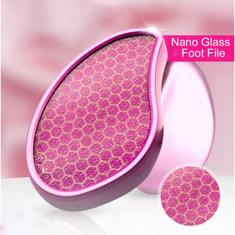 Nano Glass Foot File Scraper Removedor de callos de piel dura utilizado en el salón Herramienta de pedicura húmeda y seca para el cuidado de los pies