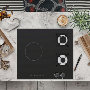Thiết kế mới 3 Burner cooktops gas/điện gốm với Tempered Glass hộ gia đình bếp Bếp điện không có gas làm việc cần thiết - Product Image 1