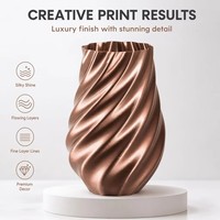 Filamen PLA Sutra Mengkilap OEM ODM 1.75mm 1kg, Printer 3D Presisi Tinggi, Tanpa Benang, Halus Berkilau, Grosir 35+ Warna