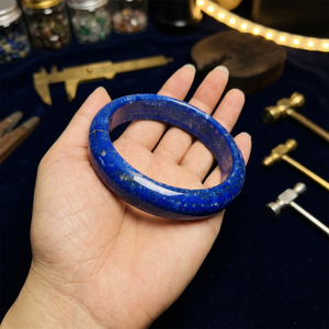 Bracelets en Lapis Lazuli Poli Naturel de Haute Qualité, Pierres de Guérison, Pierres Semi-Précieuses, Bijoux de Mode - Product Image 4