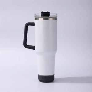 Mug à bière isotherme en acier inoxydable avec audio Bluetooth - Tasse de voiture sous vide de 40 oz, pailles de fête incluses - Product Image 1
