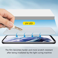Machine de polymérisation UV LED Protecteur d'écran UV incurvé 3D Mini écran LCD Verre Lampe UV Boîte Téléphone UVScreen Protector