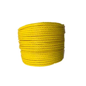 Factory price rope synthetic uhmwpe winch rope 12mm with Hook for rope tools