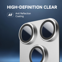 Protection d'écran en verre trempé anti-rayures, dureté 9H, 3D Radian pour 17 18 Air Pro Max, colle intégrale, texture métallique brossée