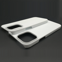 Impression par transfert thermique, coque de téléphone en PC PBT 3D légère, sublimation, coques de téléphone vierges pour IP 15/14 Pro/14 Max/14 Pro Max