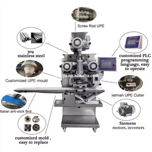 Nueva tecnología, fabricante multifunción, máquina de alimentos Kubba Kebbeh, máquina automática de incrustaciones para hacer galletas de tres tolvas - Product Image 6
