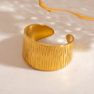 Evil Eye <b>Gold</b> Plated <b>Ring</b> <b>Set</b> With Natural Stones Women's Everyday Wear Jewelry Geometric Design Circular Lines Yiwu Origin - Product Image 4