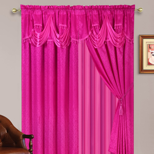 Sang trọng Màn Rèm Cửa Với Đường Viền Bằng Vải Với Mô Hình - Product Image 2