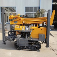 Moteur diesel KW180, 180 m de profondeur, foreuse à eau montée sur camion, d'occasion, en Chine, foreuse sur chenilles, foreuse minière