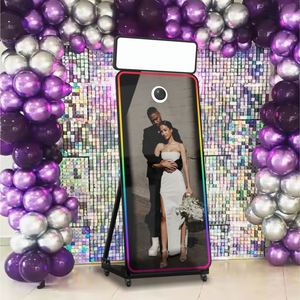 Espejo Ovalado para Selfies de 70 Pulgadas Personalizado por el Proveedor, Compatible con Cámaras Réflex, Pantalla Táctil, Cabina de Fotos, Espejo Mágico de Autoservicio - Product Image 1