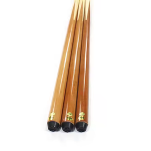 Taco de billar de madera de arce canadiense de una sola pieza de calidad premium, 57 pulgadas, punta de 13 mm, para billar americano y snooker. - Product Image 2