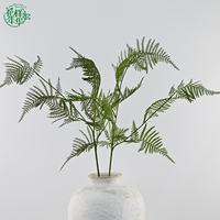 Fougère artificielle réaliste en dentelle, feuille de 80 cm, branche haute, verdure pour décoration murale intérieure de salle de mariage