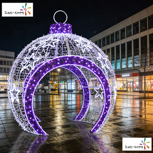 Luz LED en forma de bola, luces LED redondas para bodas, bola de luz LED personalizada, adornos navideños - Product Image 6