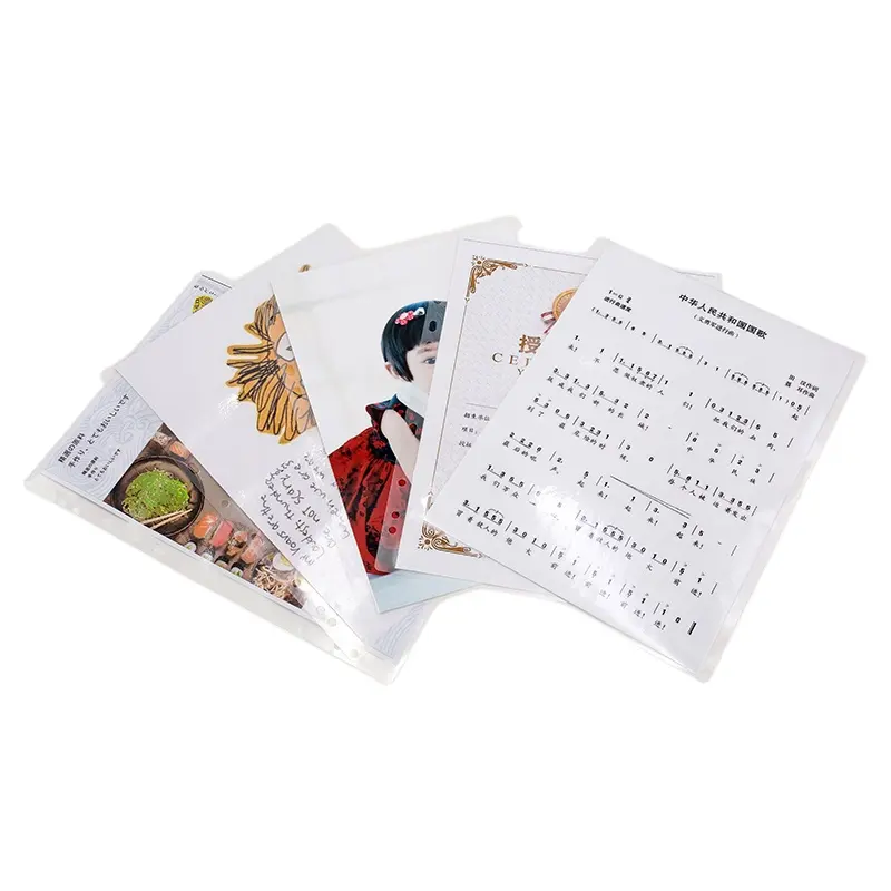 yidu new arrival 50pcs 75mic 125mic 150mic A4 A5 A6 PET Clear Thermal Laminating pouches