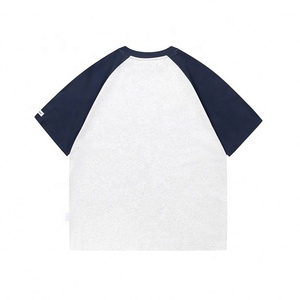 Fabricant de t-shirts d'impression bouffante personnalisés de haute qualité T-shirt raglan de couleur à deux tons - Product Image 6
