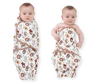 Baumwoll strick druck Babys chlafsack Sack Infant Swaddle Blanket für Neugeborene 0-<span class=keywords><strong>3</strong></span> Monate Jungen Mädchen - Product Image 4
