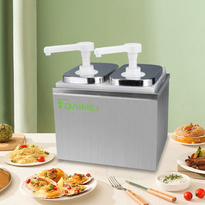 Station de distribution de sauce en acier inoxydable pour restaurant, équipement de cuisine commerciale, facile à nettoyer, capacité de 1L à 5L - Product Image 4