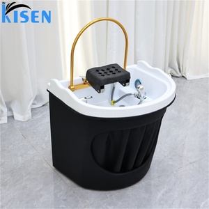 Kisen – Équipement de lavage de cheveux Zen-flow Bowl pour salon, design élégant, économique, avec tuyaux inclus - Product Image 2