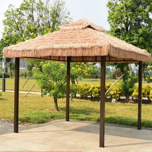 Gazebos <span class=keywords><strong>de</strong></span> canopée imperméables résistants aux UV pour pergola <span class=keywords><strong>de</strong></span> loisirs robuste <span class=keywords><strong>pavillon</strong></span> <span class=keywords><strong>de</strong></span> chaume en paille d'extérieur - Product Image 2
