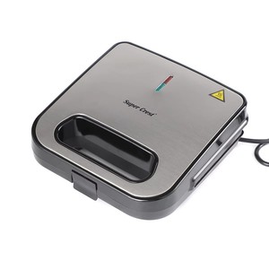 Pannello multifunzione in acciaio inox 2 fette <span class=keywords><strong>tostapane</strong></span> elettrico <span class=keywords><strong>con</strong></span> <span class=keywords><strong>piastre</strong></span> antiaderenti griglia a contatto elettrico Panini - Product Image 6