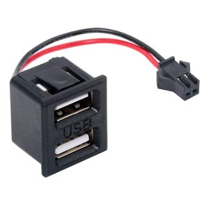 Black Double-Layer <b>USB</b> Female Base Type-C Charging Socket Power Socket <b>with</b> Cable Connector <b>USB</b> Charger <b>Port</b> for LED Night <b>Lamp</b> - Product Image 1