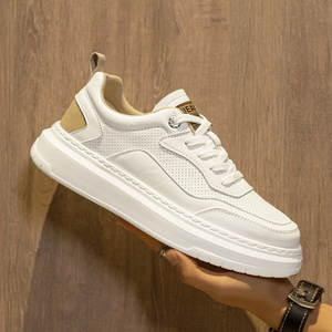 2024 OEM bajo moq hombres zapatillas <span class=keywords><strong>de</strong></span> calidad Zapatillas Hombre <span class=keywords><strong>Zapatos</strong></span> color blanco personalizado mejor venta casual calzado <span class=keywords><strong>de</strong></span> cuero artificial - Product Image 2