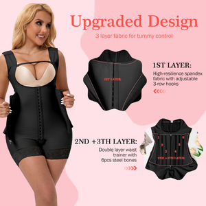 Venta al por mayor de alta compresión completa posquirúrgica <span class=keywords><strong>Fajas</strong></span> Colombianas <span class=keywords><strong>Fajas</strong></span> Shorts Etapa 2 Control de barriga Faja <span class=keywords><strong>Fajas</strong></span> para mujeres - Product Image 2