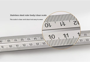 맞춤형 산업용 스테인리스 스틸 90 ° 목공 수공구 다기능 사각 45 ° 각도 OEM/ODM 상자 포장 - Product Image 5