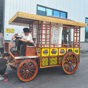 Chariot de luxe électrique et à chevaux de style royal victorien pour le tourisme, les parcs équestres et les attractions - Product Image 1