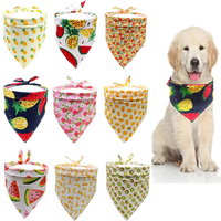 Bandana Triangulaire Imprimée en Coton Doux Double Couche Écologique pour Chien et Chat – Accessoire de Mode Neutre pour Animaux de Compagnie – Vente en Gros