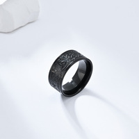 Bague de noeud de Triangle éternel celtique de Style ethnique nordique transfrontalier bijoux de main de Style froid personnalisés pour hommes