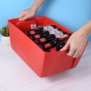 Cestini per Birra in Plastica Impilabili di Grande Capacità, Secchielli per Ghiaccio Trasparenti per Ristoranti e Feste - Product Image 2