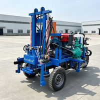 Foreuse de puits d'eau EB200 montée sur remorque, machine de forage profond pour roche, foreuse de puits d'eau polyvalente