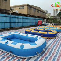 Plateforme flottante gonflable en PVC pour activités de détente aquatique