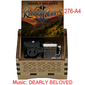 Dearly Beloved Wind up Music Box de Game Kingdom Hearts 18 Note Silver Movement Regalo especial para el cumpleaños de la familia de amigos - Product Image 3