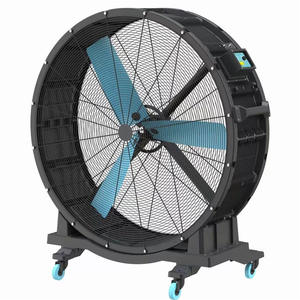 Ventilador de Piso Móvil Industrial de Alta Resistencia PMSM HVLS, Ventilador de Refrigeración Portátil Grande con Motor de Imán Permanente y Alto Flujo de Aire - Product Image 1