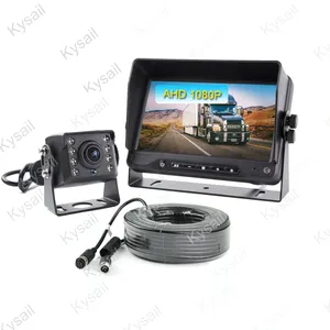 Caméra de recul pour camping-car HD 1080P 7 pouces Kit de vue arrière pour camion remorque 5ème roue campeur système d'observation à grande vitesse