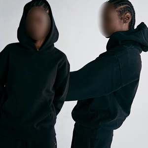 Sweat-shirt unisexe de qualité supérieure en coton doublé de polaire respirant avec impression en mousse, surdimensionné, avec strass, lourd - Product Image 1