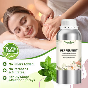 น้ำมันหอมระเหยเปปเปอร์มินต์ออร์แกนิคธรรมชาติ 100% บริสุทธิ์ สดใหม่ สำหรับการดูแลผิวประจำวัน การดูแลช่องปาก กลิ่นหอมสำหรับผิวกาย และการทำขนม - Product Image 2